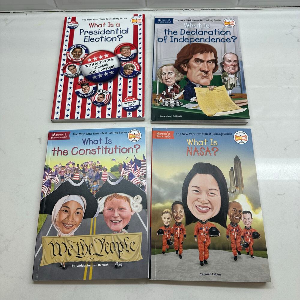 Children's Books Set of 4 What Is Series